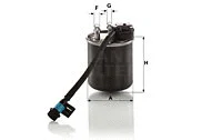 Kuro filtras MANN-FILTER WK 820/23