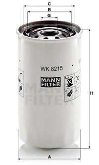 Kuro filtras MANN-FILTER WK 8215