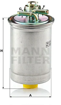 Kuro filtras MANN-FILTER WK 823