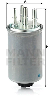 Kuro filtras MANN-FILTER WK 829/4