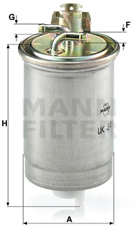 Kuro filtras MANN-FILTER WK 841