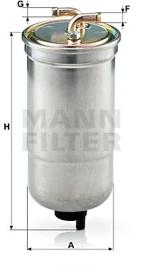 Kuro filtras MANN-FILTER WK 853/16