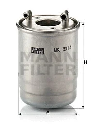 Kuro filtras MANN-FILTER WK 9014 z