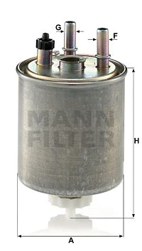 Kuro filtras MANN-FILTER WK 9022