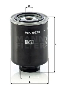 Kuro filtras MANN-FILTER WK 9023 z