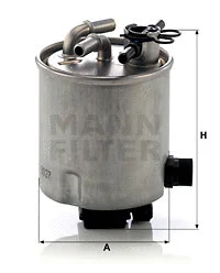 Kuro filtras MANN-FILTER WK 9027