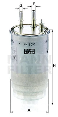 Kuro filtras MANN-FILTER WK 9053 z