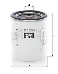 Kuro filtras MANN-FILTER WK 9055 z