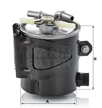 Kuro filtras MANN-FILTER WK 919/1