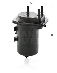 Kuro filtras MANN-FILTER WK 939/6