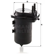 Kuro filtras MANN-FILTER WK 939/7