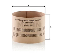 Alyvos filtras MANN-FILTER ZR 12 001 z