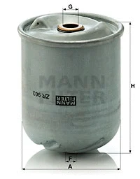 Alyvos filtras MANN-FILTER ZR 903 x