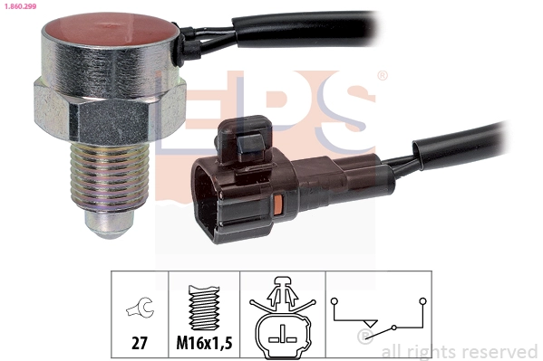 Atbulinės eigos žibinto jungiklis EPS 1.860.299