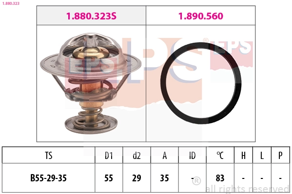 Termostatas EPS 1.880.323