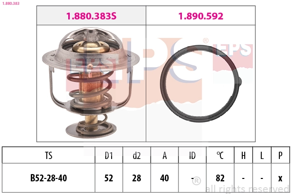 Termostatas EPS 1.880.383