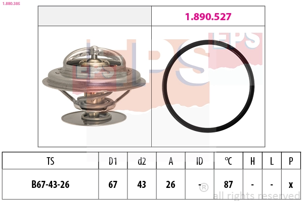 Termostatas EPS 1.880.385