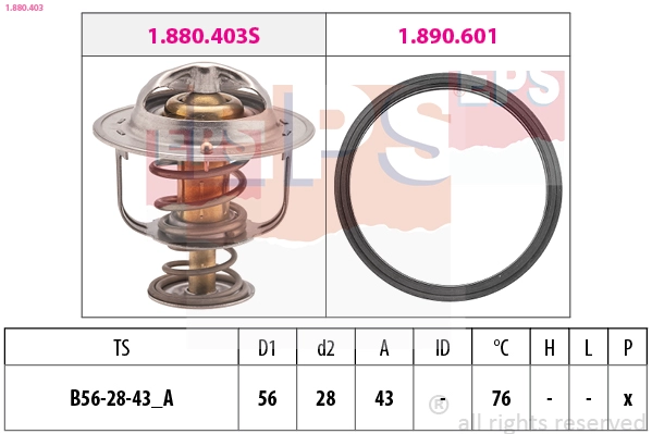 Termostatas EPS 1.880.403