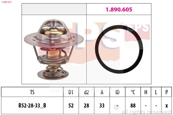 Termostatas EPS 1.880.412