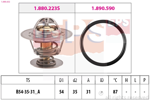 Termostatas EPS 1.880.432