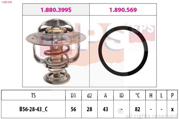 Termostatas EPS 1.880.444