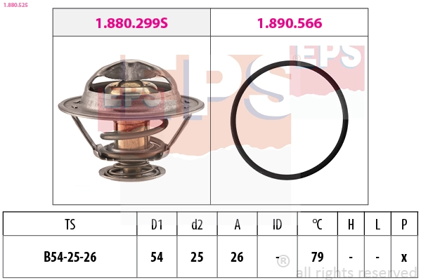 Termostatas EPS 1.880.525