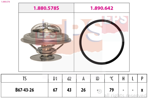 Termostatas EPS 1.880.578