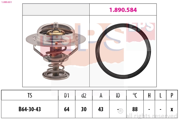 Termostatas EPS 1.880.651