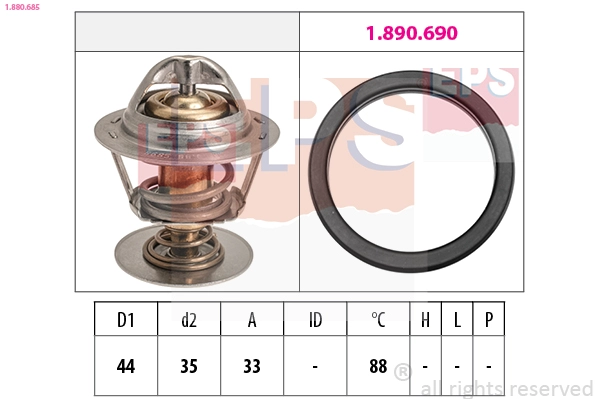 Termostatas EPS 1.880.685