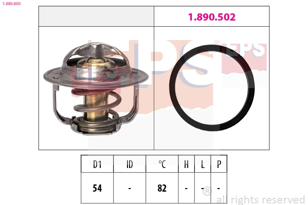 Termostatas EPS 1.880.800