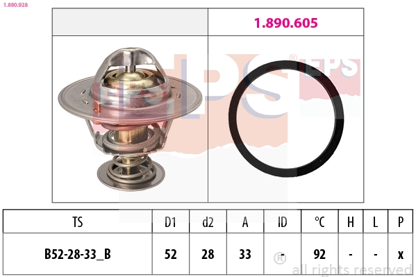 Termostatas EPS 1.880.928