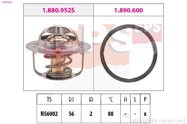 Termostatas EPS 1.880.952