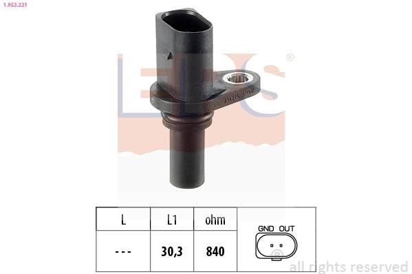 Automotinės transmisijos RPM daviklis EPS 1.953.221