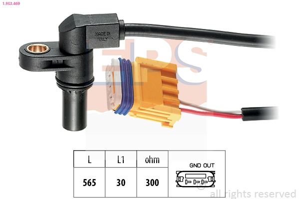 Automotinės transmisijos RPM daviklis EPS 1.953.469