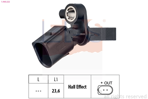 Rato greičio jutiklis (ABS daviklis) EPS 1.960.222