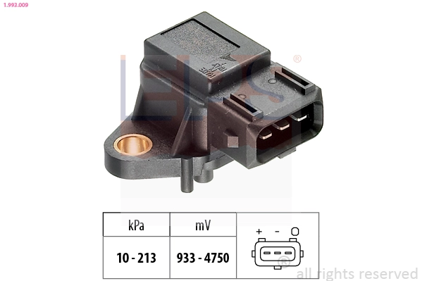 Aukščio adaptacijos oro slėgio jutiklis EPS 1.993.009