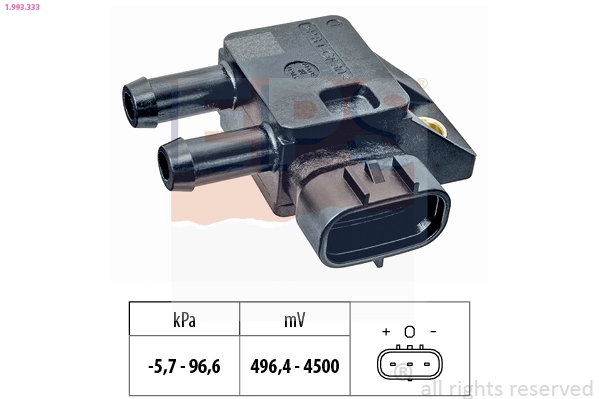 Išmetimo slėgio jutiklis EPS 1.993.333