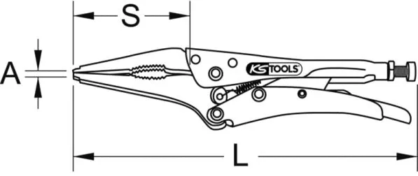 Replės KS TOOLS 115.1045