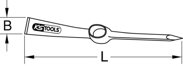 Smeigės tekinimo įrankis KS TOOLS 150.1305