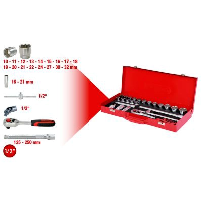 Šešiakampio lizdo komplektas KS TOOLS BT022807