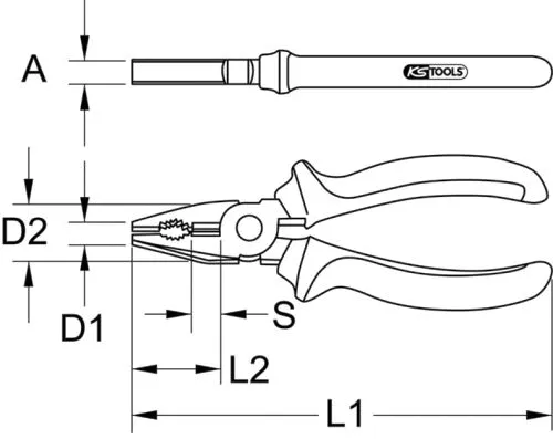 Tiesinis šlifuoklis KS TOOLS BT160705