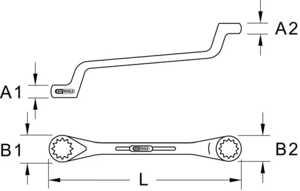 Dirbtuvių veidrodis KS TOOLS BT516000