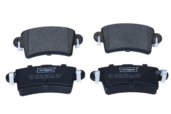 Diskinių stabdžių trinkelių rinkinys MAXGEAR 19-0494