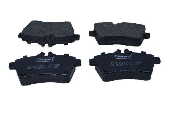 Diskinių stabdžių trinkelių rinkinys MAXGEAR 19-0499