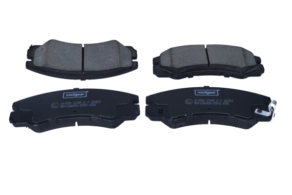 Diskinių stabdžių trinkelių rinkinys MAXGEAR 19-0581