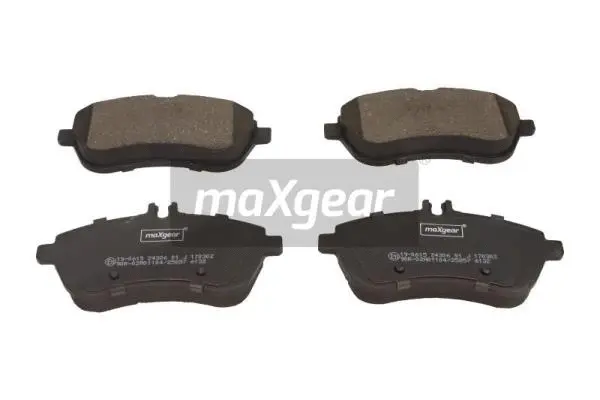 Diskinių stabdžių trinkelių rinkinys MAXGEAR 19-0615