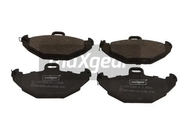 Diskinių stabdžių trinkelių rinkinys MAXGEAR 19-1109