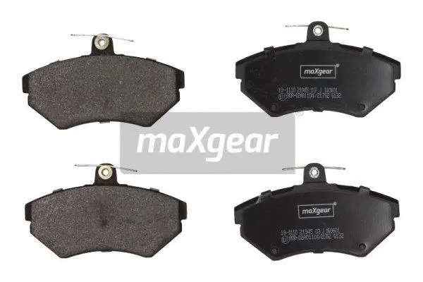 Diskinių stabdžių trinkelių rinkinys MAXGEAR 19-1110