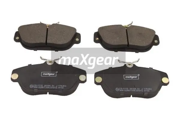 Diskinių stabdžių trinkelių rinkinys MAXGEAR 19-1115