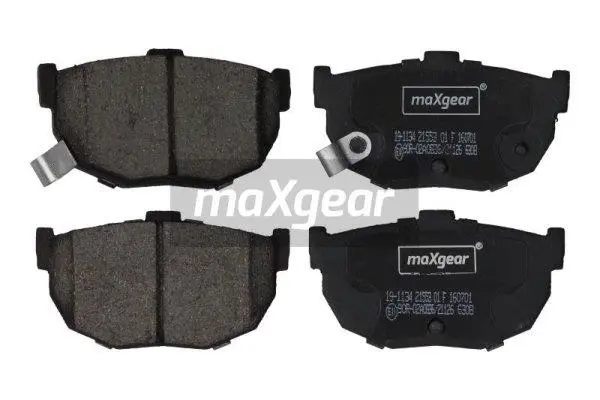 Diskinių stabdžių trinkelių rinkinys MAXGEAR 19-1134